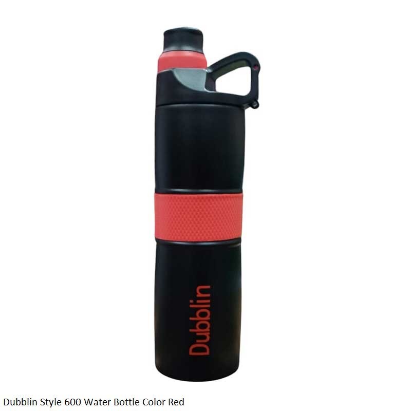Dubblin Style 600 Water Bottle Red