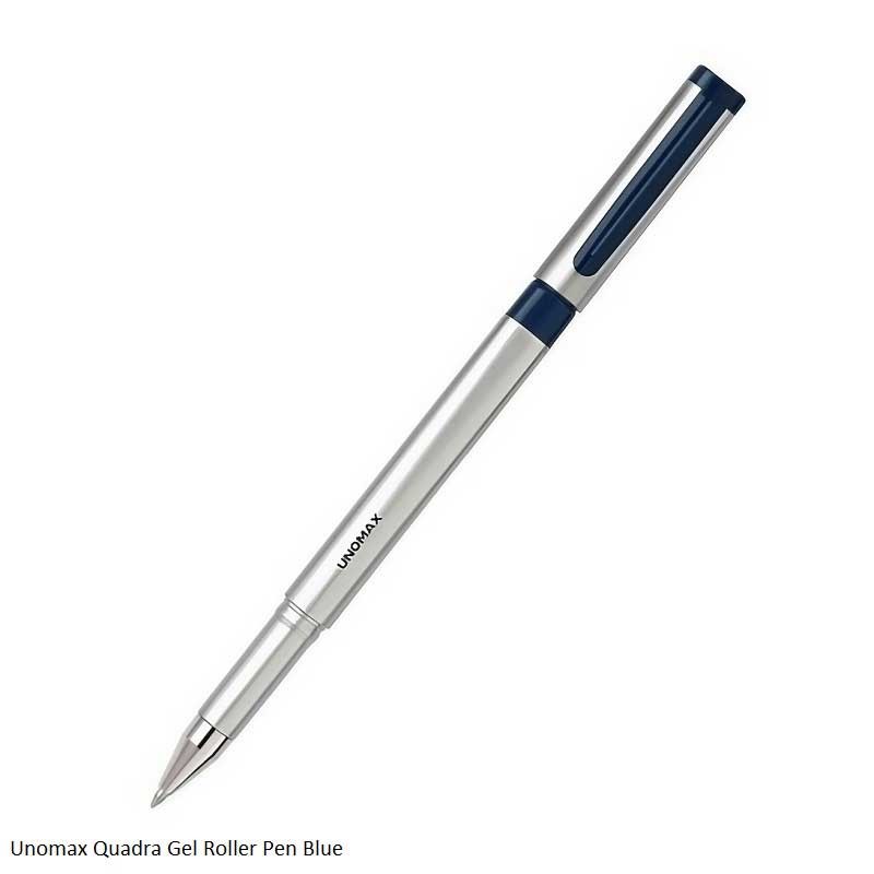 Unomax Quadra Gel Roller Pen Blue
