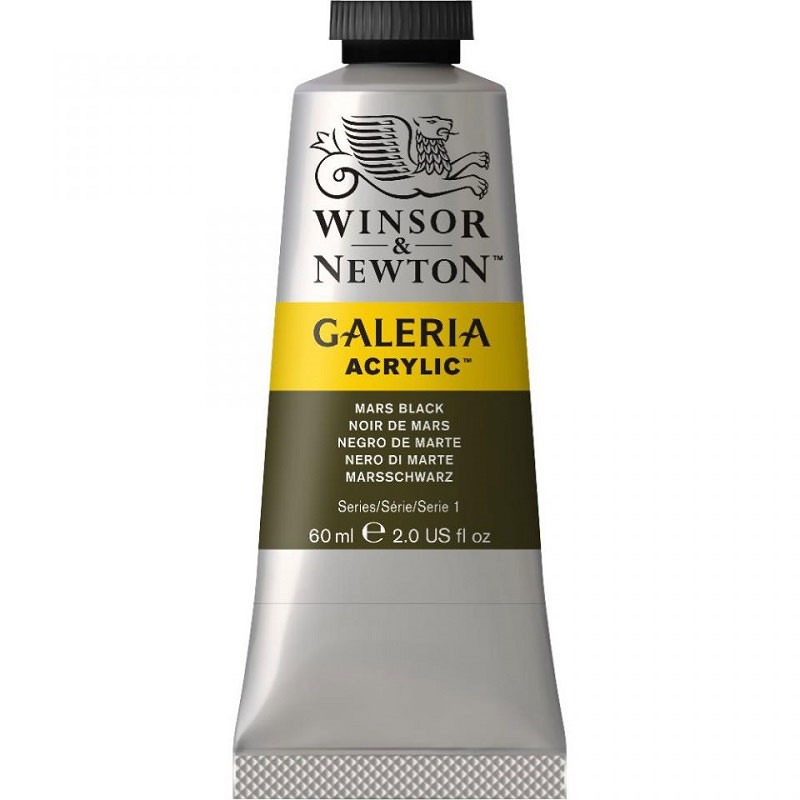 Winsor & Newton Galeria Acrylic Color 60ml - Group of Black Shades