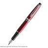 Waterman Expert Dark red Chrome Trim Fountain Pen Point Medium