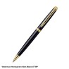 Waterman Hemisphere Mars Black Gold Trim Ball Pen
