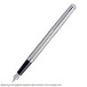 Waterman Hemisphere Stainless Steel Chrome Trim Fountain Pen