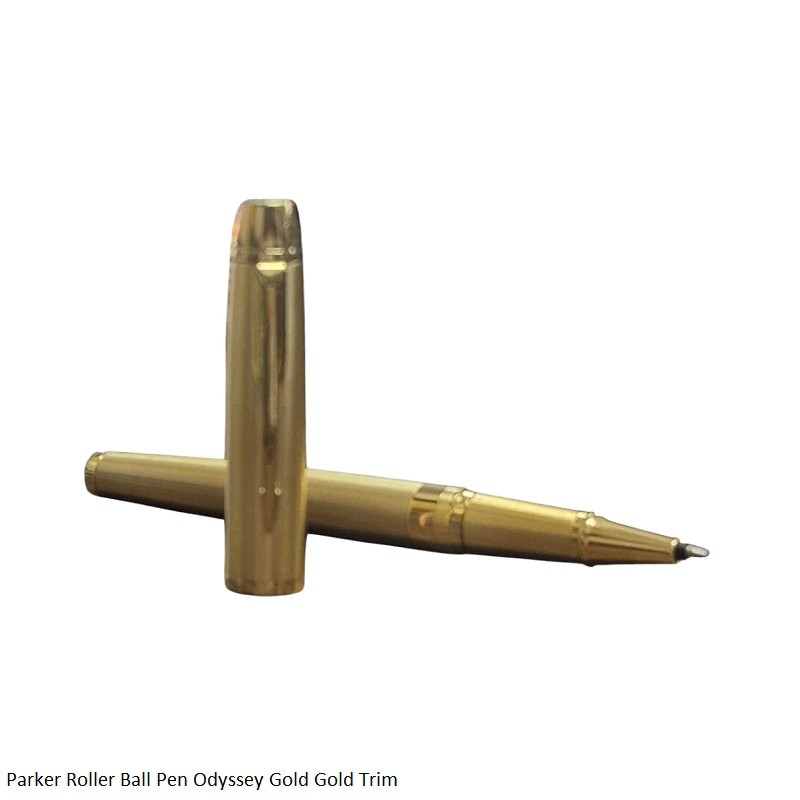 Parker Roller Ball Pen Odyssey Gold Gold Trim