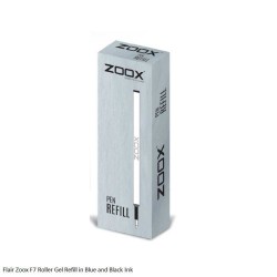 Flair ZOOX F7 Roller Gel Refill in Blue and Black Ink