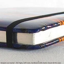 Anupam Lyv Journal - 192 Pages, Soft Cover, Hardbound with Elastic Closure & Pen Loop - Size A5