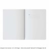 Anupam Icon Journal - A5 -192 Pages - Stone Grey Suede Textured PU with Custom Metallic ICON Design