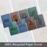 Anupam Natal A5 Ruled Notebook 192 Pages 80Gsm 100% Recycled Paper Cover with Gold Foiling Designer Titles
