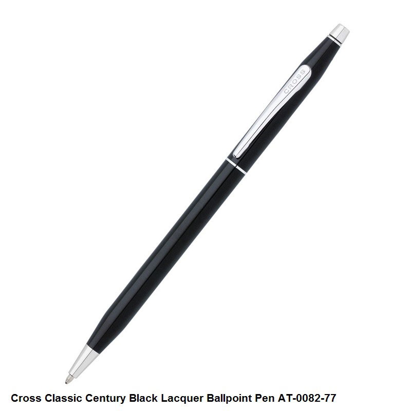 Classic Century Black Lacquer Ballpoint Pen AT0082-77