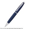 Cross Calais Matte Metallic Midnight Blue Ballpoint Pen AT0112-18
