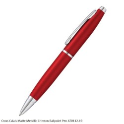 Cross Calais Matte Metallic Midnight Crimson Ballpoint Pen AT0112-19