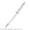 Cross Bailey Light White with Chrome Trim Ballpoint Pen AT0742-2
