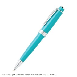 Cross Bailey Light Teal With Chrome Trims Ballpoint Pen AT0742-6