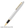 Sheaffer VFM 9422 Polished Chrome with Gold-Plated Trim Rollerball Pen