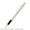 Cross Coventry Polished Chrome with Gold Tone Rollerball Pen AT0665-2