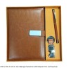 Gift Set DG-03 28 A5 Size 200pages Notebook with Ballpoint Pen and Keychain