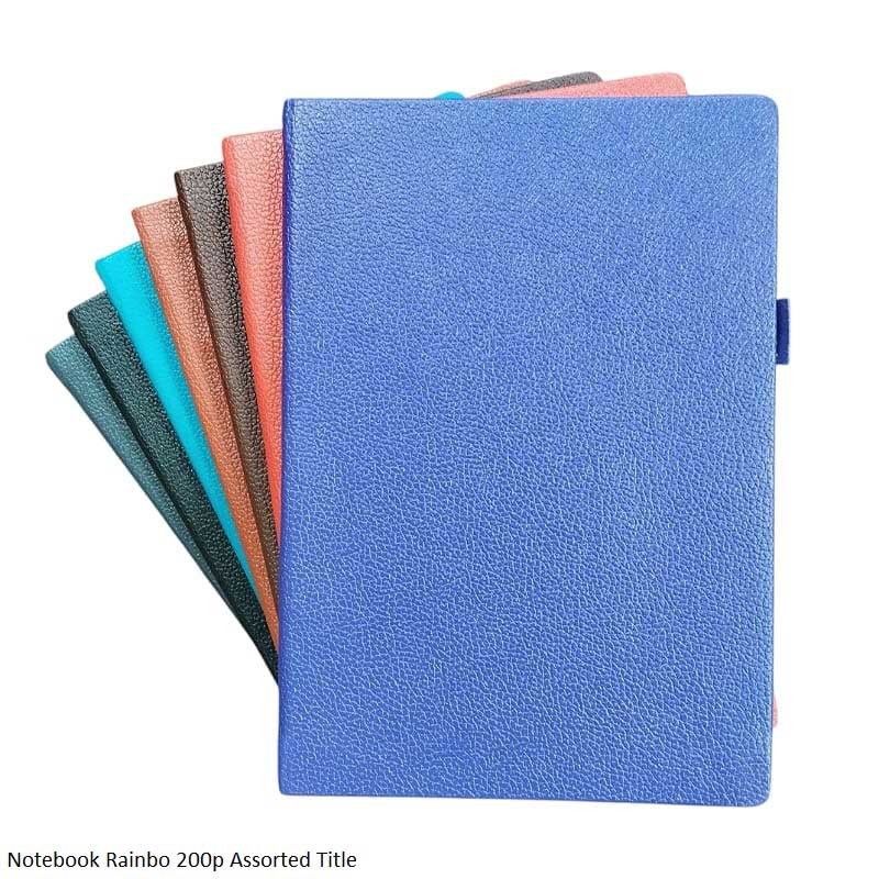 Notebook Rainbow A5 200pages - Assorted Titles