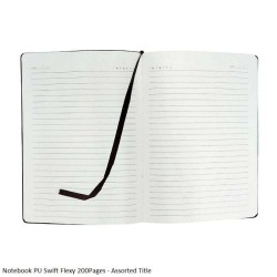Notebook PU Swift Flexy 200Pages - Assorted Title