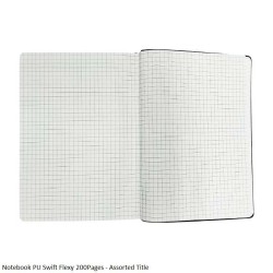 Notebook PU Swift Flexy 200Pages - Assorted Title