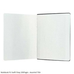 Notebook PU Swift Flexy 200Pages - Assorted Title