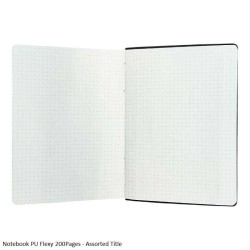 Notebook PU Flexy 200Pages - Assorted Title