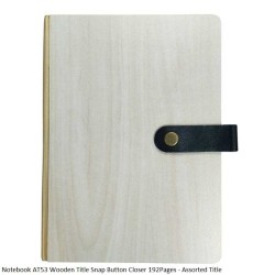 Notebook AT53 Wooden Title...