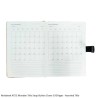 Notebook AT53 Wooden Title Snap Button Closer 192Pages - Assorted Title