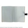 Notebook AT53 Wooden Title Snap Button Closer 192Pages - Assorted Title