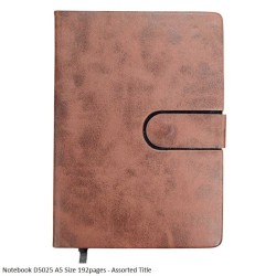 Notebook D5025 A5 Size 192pages - Assorted Title