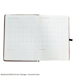 Notebook RJ5003 A5 192Pages - Assorted Title