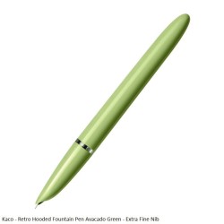 Kaco - Retro Hooded Fountain Pen Avacado Green - Extra Fine Nib