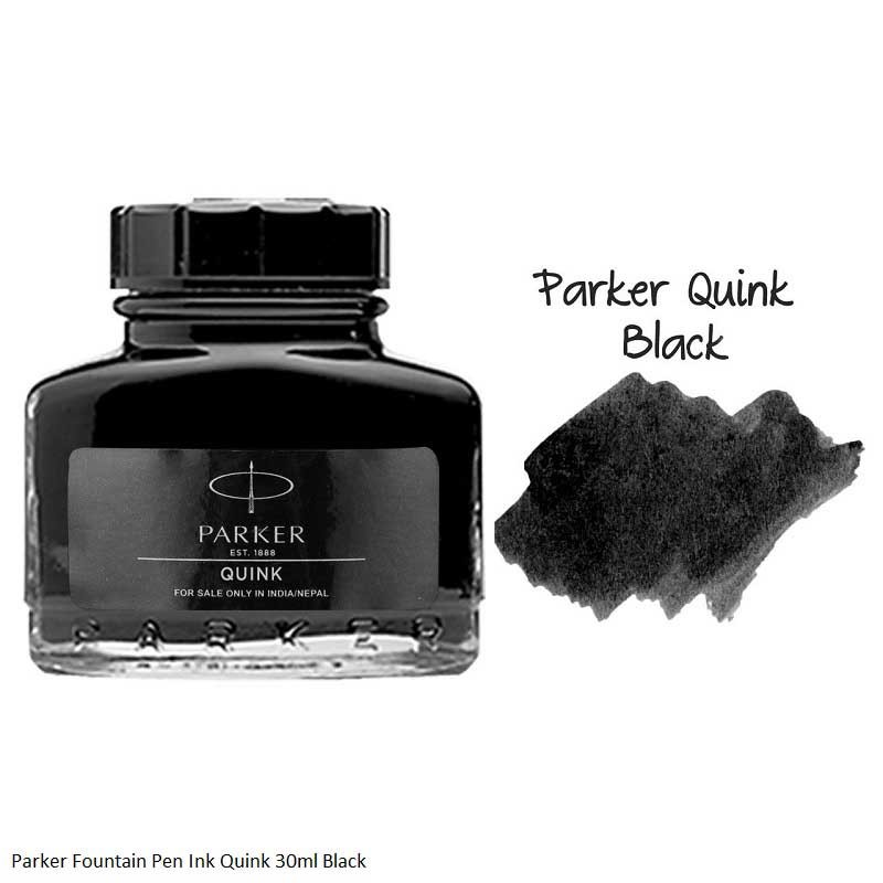 Parker Quink Bottle 30ml Ink Color Black