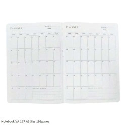 Notebook VA157 A5 Size 192pages Assorted Title