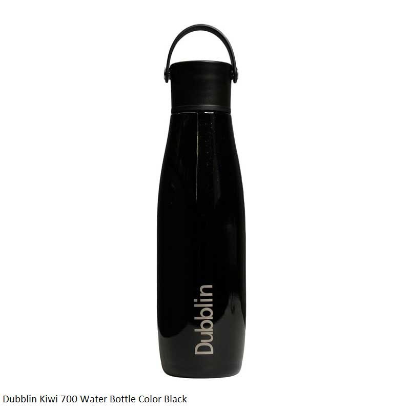 Dubblin Kiwi 700 Water Bottle Black 700ml Capacity