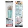 Brustro AquaBloom Artist's Paint Brushes - Round - Set of 6 Sizes - 0, 2, 4, 6, 8, 10