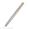 Waterman Hemisphere Stainless Steel Gold Trim Roller Ball Pen