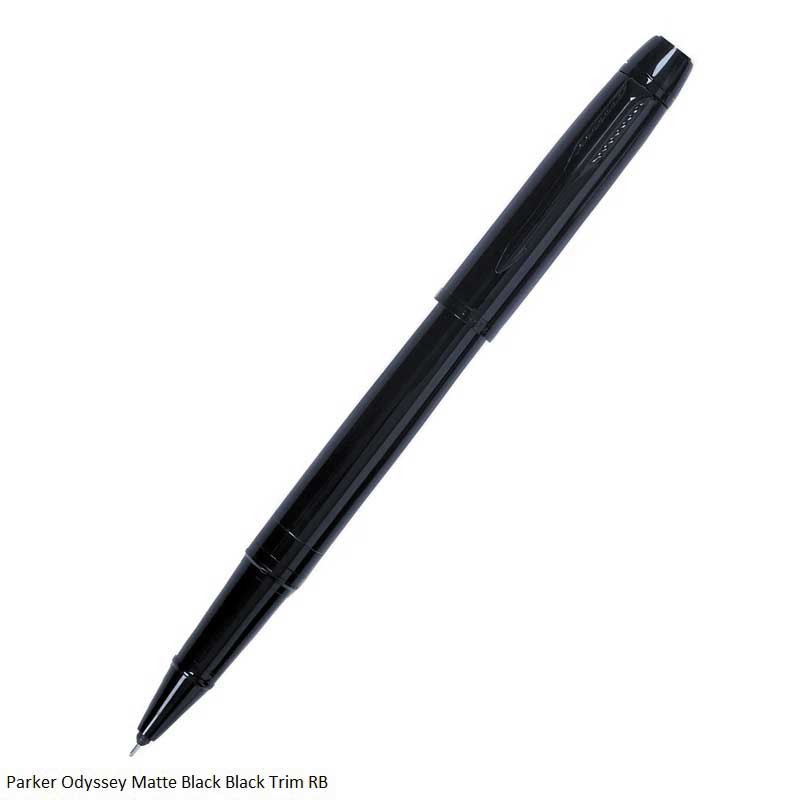 Parker Odyssey Matte Black Black Metal Trim Rollerball Pen