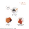 Dubblin Boom 700 Water Bottle Orange 625ml Capacity