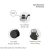 Dubblin Boom 700 Water Bottle Black 625ml Capacity