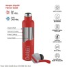 Dubblin Boom 700 Water Bottle Red 625ml Capacity