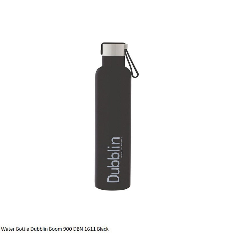 Dubblin Boom 1000 Water Bottle Black 900ml Capacity