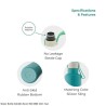 Dubblin Boom 1000 Water Bottle Teal 900ml Capacity