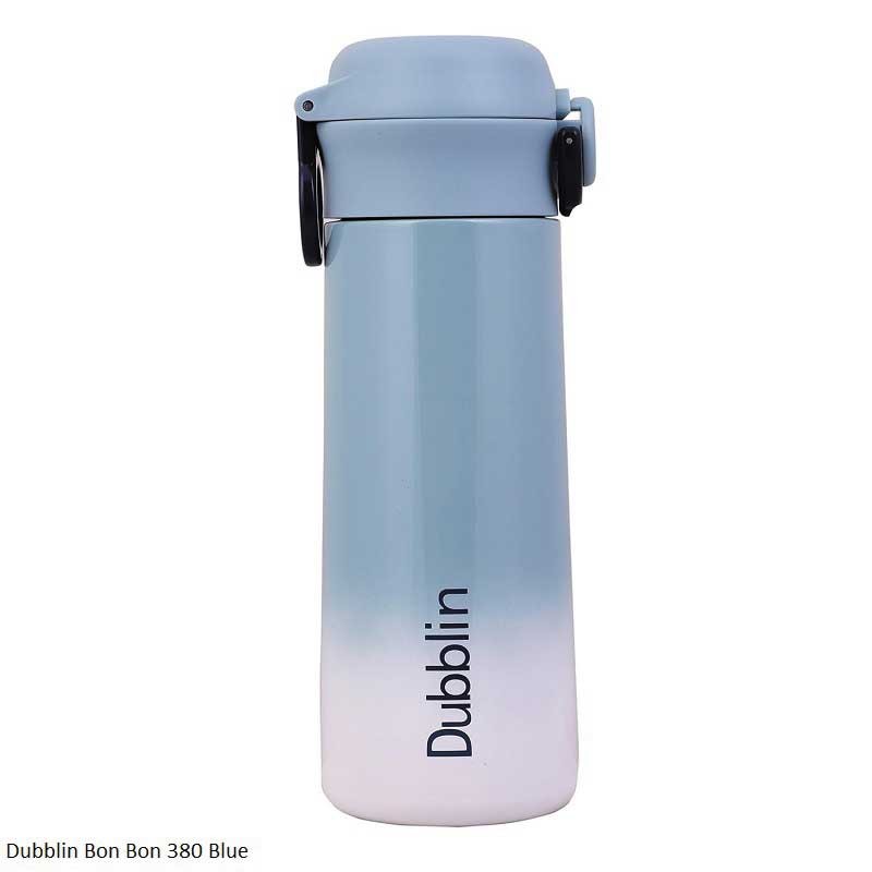 Dubblin Bon Bon 380 Water Bottle Blue 380ml Capacity