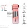 Dubblin Bon Bon 380 Water Bottle Pink 380ml Capacity