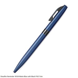 Sheaffer Reminder 9018 Matt Blue with Black PVD Trim Ballpoint Pen