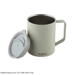Dubblin Mug Soccer 270  DBN 2087 Gray 270ml Capcity
