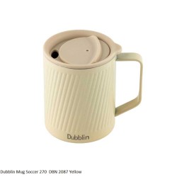 Dubblin Mug Soccer 270  DBN 2087 Gray 270ml Capcity