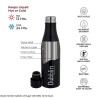 Dubblin Vintage 500 Water Bottle Black Capacity 500ml