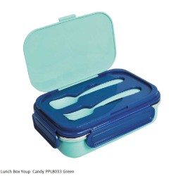 Lunch Box Youp  Candy PPL8033 Green 850ml Capacity