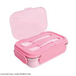 Lunch Box Youp  Candy PPL8033 Pink 850ml Capacity