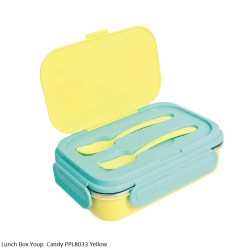 Lunch Box Youp  Candy PPL8033 Yellow 850ml Capacity